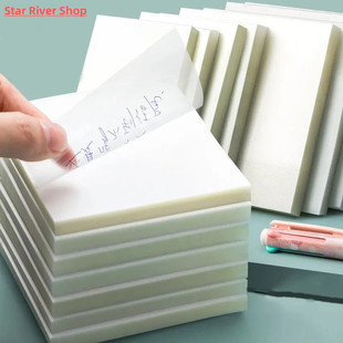 Transparent sticky notes with scrapes stickers sticky simple
