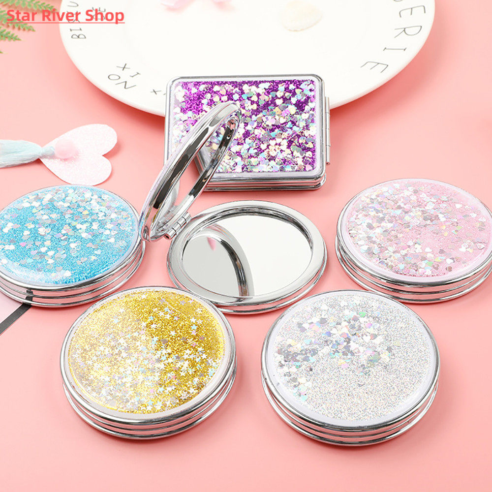 화장 거울 휴대용 손거울 작은 거울 SHINY QUICKS