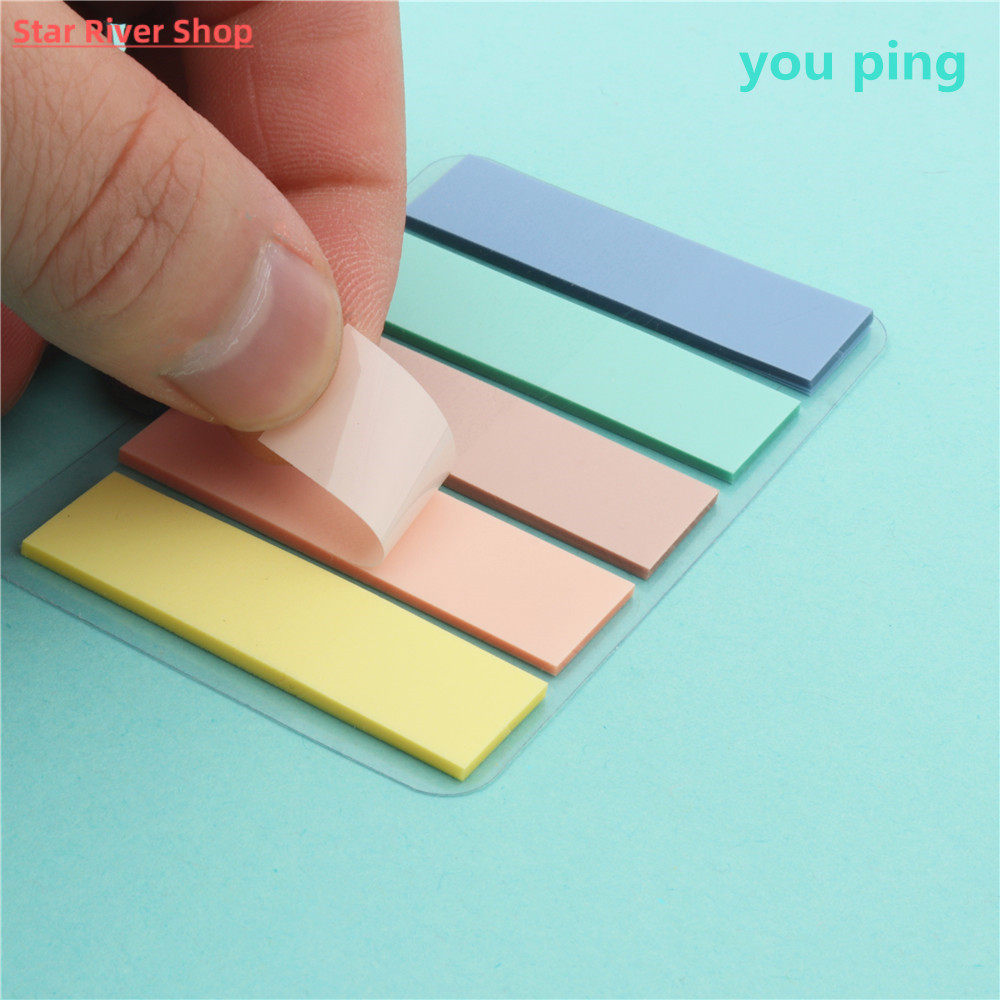 NEW COLOR 100 SHEETS SELF ADHESIVE MEMO PAD STICKY NOTES BOO