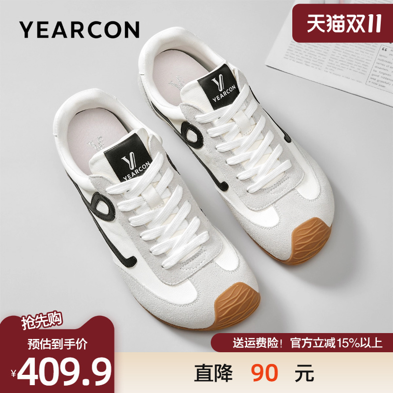 意尔康时尚歪头系带赤足鞋