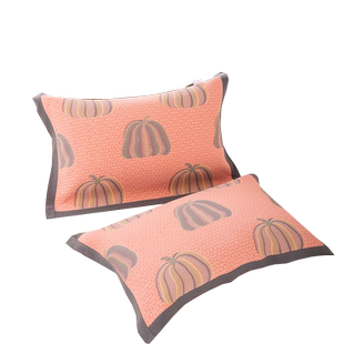 新款全棉宽边细纱枕巾家用55*80一对装四季通用情侣枕芯盖巾防油