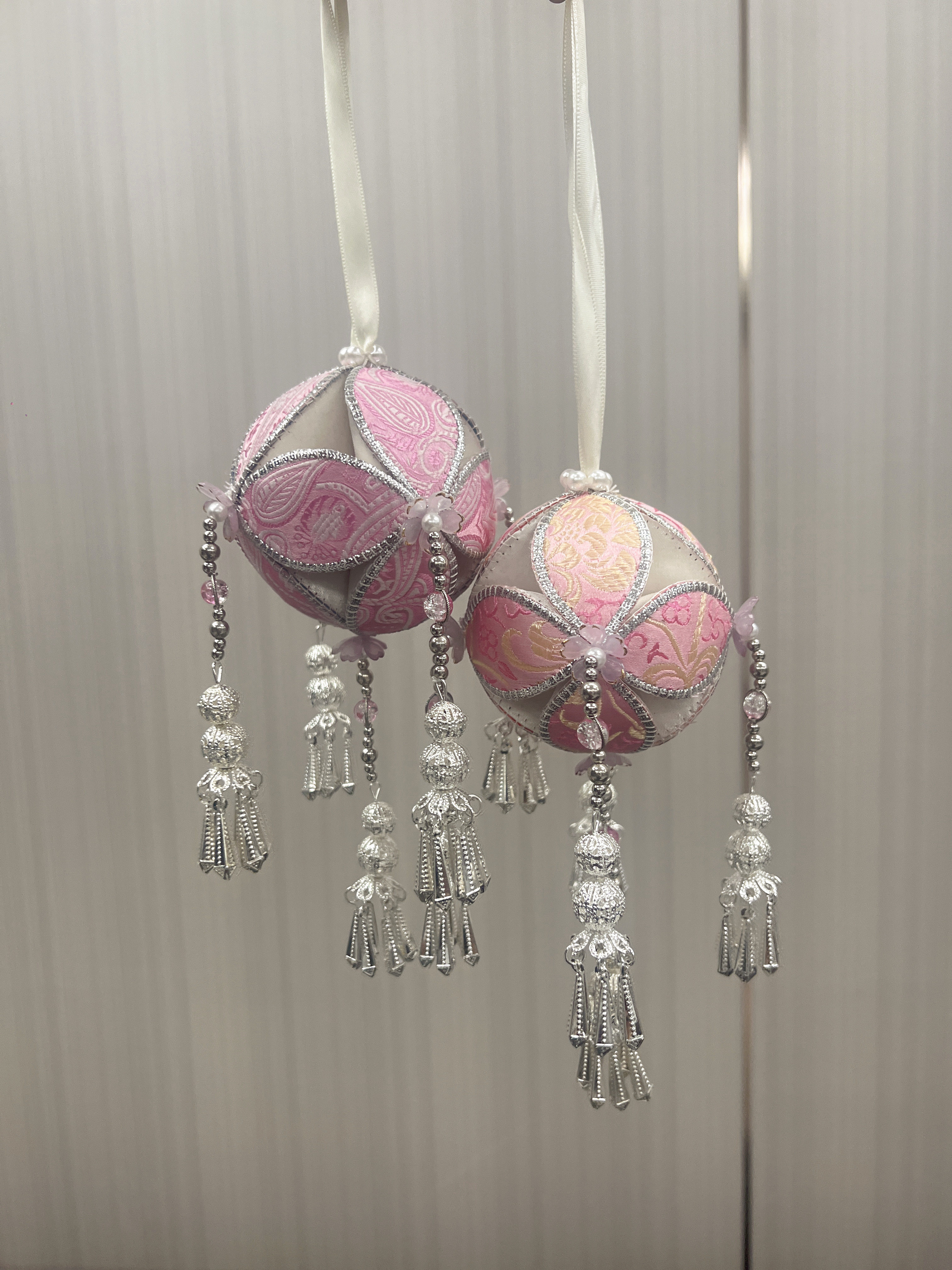 西施乘鲤谣同人cos手持物道具8公分绣球