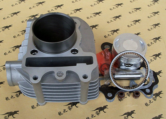 王野踏板车超级豪迈125/150套缸仿公主气缸非公主孔位 沙滩车缸套