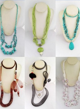 夸张复古聚会派对婚礼表演毛衣链