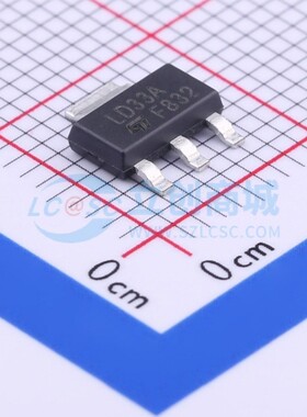线性稳压器(LDO) LD1117AS33TR SOT-223-4 ST(意法半导体) 元器件