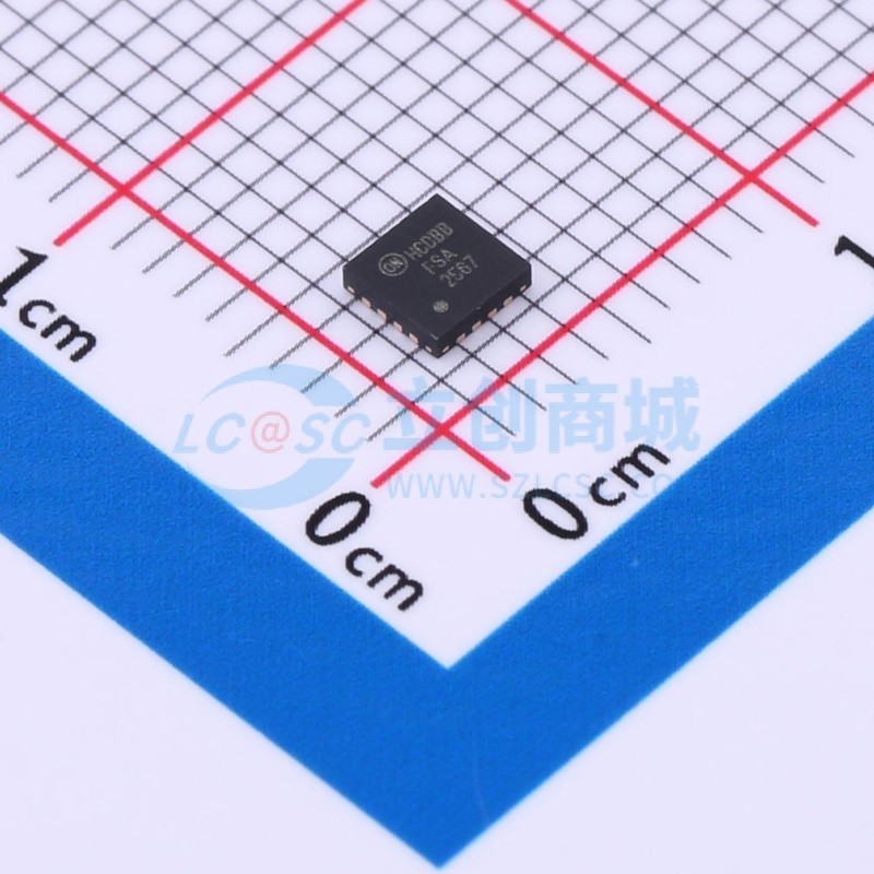 模拟开关/多路复用器 FSA2567MPX WFQFN-16 onsemi(安森美) 原装