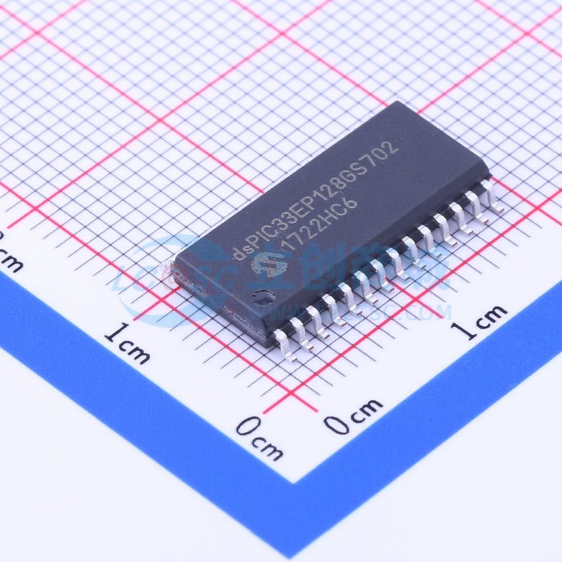 数字信号处理器(DSP/DSC) DSPIC33EP128GS702T-I/SO SOIC-28 MICR