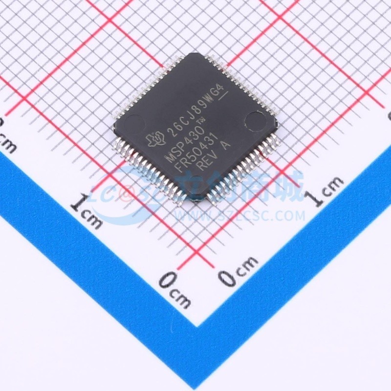 单片机(MCU/MPU/SOC) MSP430FR50431IPMR LQFP-64 TI/德州 元器件