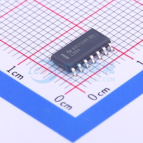反相器 SN74LS04DR SOIC-14 TI/德州 电子元器件配单原装正品