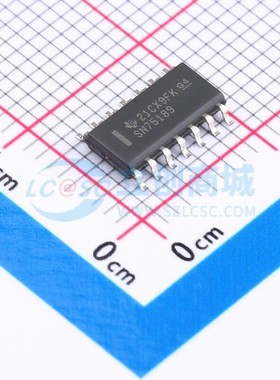 RS232芯片 SN75189DR SOIC-14 TI/德州 电子元器件配单原装正品