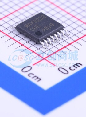 RS232芯片 MAX3232CUE+ TSSOP-16 MAXIM(美信) 电子元器件配单