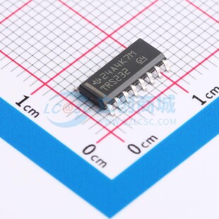 RS232芯片 TRS232DR SOP-16 TI/德州 电子元器件配单 原装正品