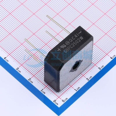 整流桥 GBPC2502W GBPC-W onsemi(安森美) 电子元件配单原装正品