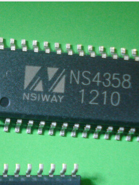供应 NS4358 SOP-28 5W+3W*2带3D模拟环绕立体声功能音频原全新
