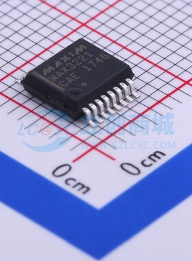 RS232芯片 MAX3221CAE SSOP-16 MAXIM(美信) 电子元器件原装正品