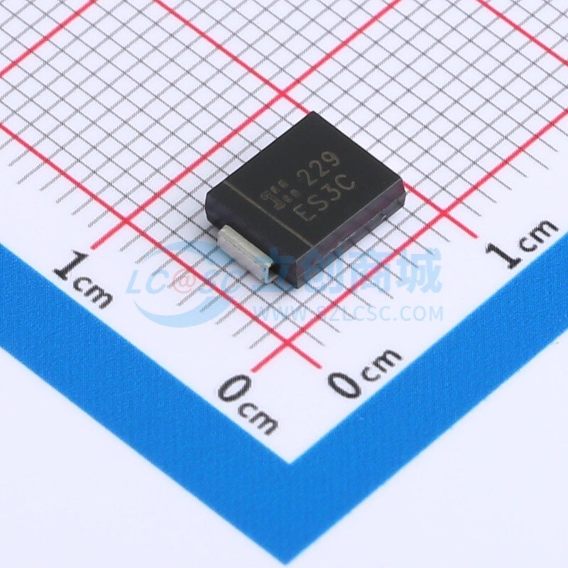 快恢复/超快恢复二极管 ES3C-13-F SMC(DO-214AB) DIODES(美台)