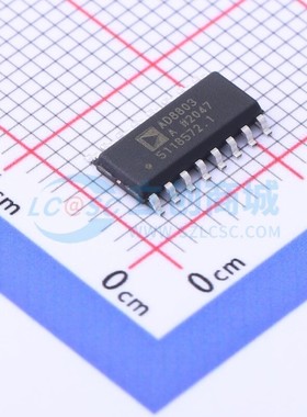 数模转换芯片 AD8803ARZ-REEL SOIC-16 ADI(亚德诺) 原装正品