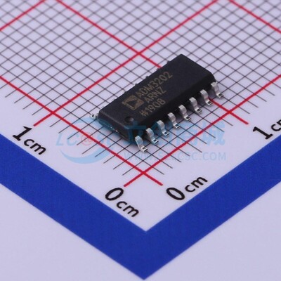 RS232芯片 ADM3202ARNZ-REEL SOIC-16 ADI(亚德诺) 电子元器件