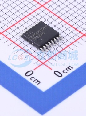 达林顿晶体管阵列 ULN2003V12T16-13 TSSOP-16 DIODES(美台)