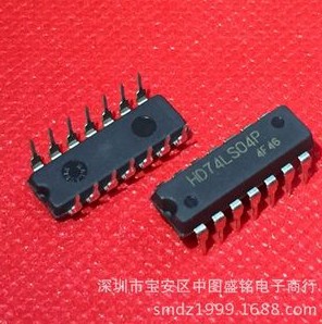 热卖 日立 HD74LS04P 直插 74LS04P 全新原 六反相器 假一罚十
