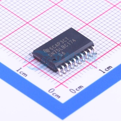 RS-485/RS-422芯片 SN75LBC174DW SOP-20 TI/德州 电子元件配单