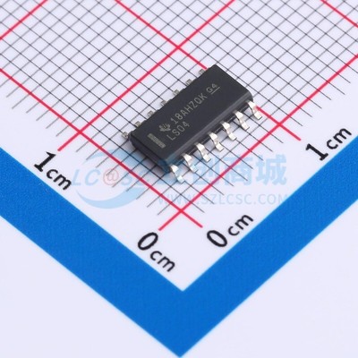 反相器 SN74LS04D SOIC-14 TI/德州 电子元器件配单原装正品