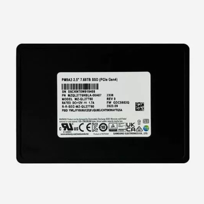 Samsung/三星 其他/other PM9A3 7.68T U.2固态硬盘