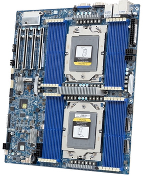 MZ73-LM0技嘉主板 支持2个amd 9005 9004 cpu 全新