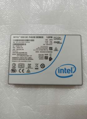 Intel英特尔P4510 P4500 1TB 1T 2.5寸 U.2 NVMe SSD固态硬盘PCIe