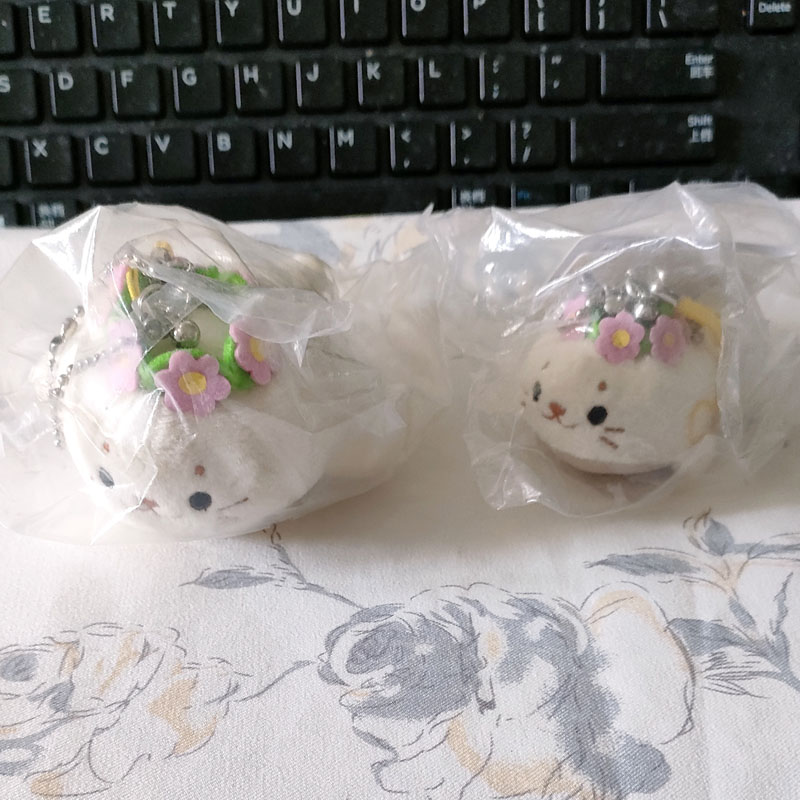 毛绒布艺类玩具牛油果造型动漫挂件小豚鼠卡通书包钥匙饰品礼物