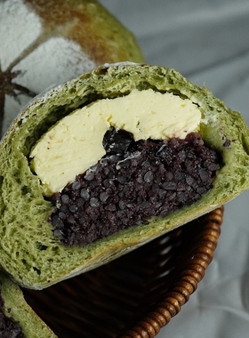 紫米茉莉珍珠奶酪面包手作欧包乳酪早餐代餐糕点零食MSMZ