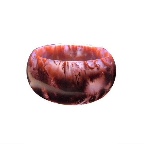 Медный натуральный агатовый красный бирюзовый Феникс, браслет из кварца