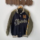 Everystreetime EST棒球夹克外套棒球棉服刺绣撞色潮流时尚 棒球服