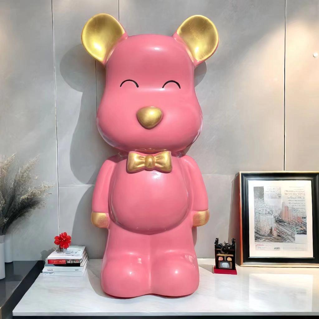 新款暴力熊存钱罐存可取可存不取2025超大落地小礼品摆件男女儿童