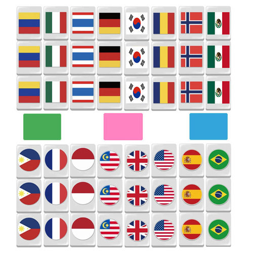 工厂现货麻将24mm48张30mm64张动物国际同款麻将消消乐