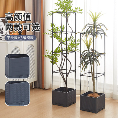 爬藤箱种植箱阳台种菜箱户外种植箱组合种菜黄瓜月季绿萝蔬菜庭院