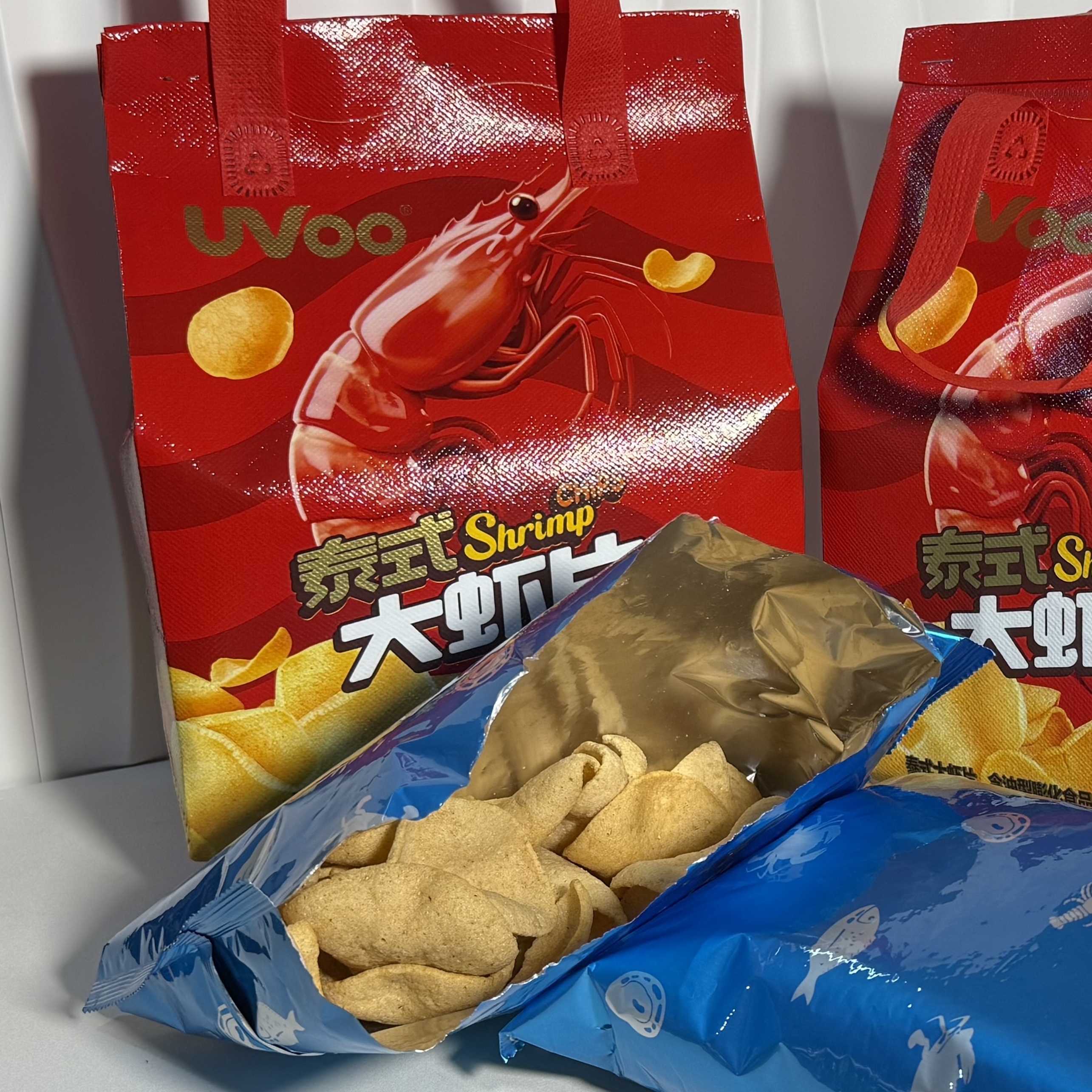 UVOO泰式大虾片泰式大虾片薯片办公室休闲零食膨化食品