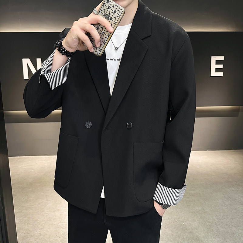 2025秋季男士帅气休闲宽松西装媳妇外套2W6060-P95，男装西服套装，电商B307