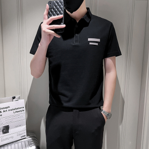 小伙风 2025夏季新款男士修身帅气短袖POLO衫1 PL6379-p58控78图片