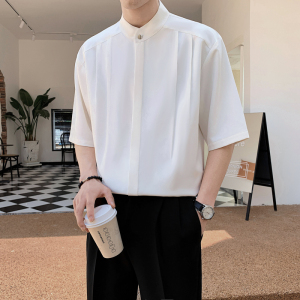 2025年夏季直播男士帅气垂感花衬衫CS800-P55图片