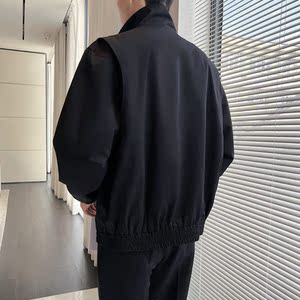 2025秋冬新款男士帅气潮流纯色休闲夹克外套JK6050-特P95图片