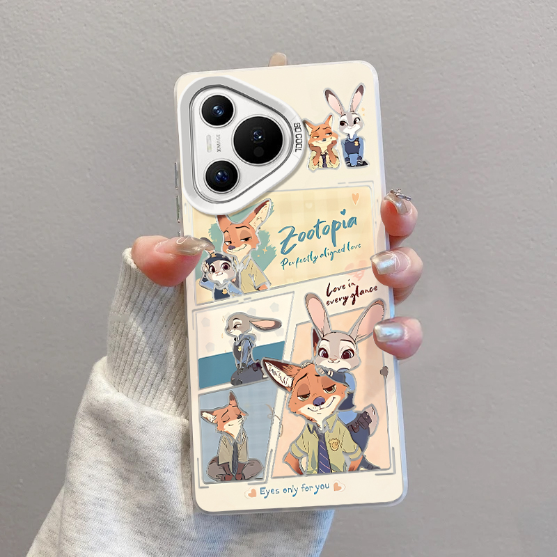 华为p70手机壳尼克和朱迪漫画