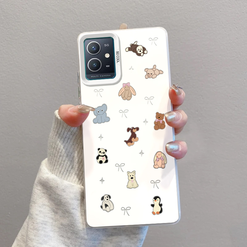 VIVOY33s手机壳彩银IMD动物蝴蝶