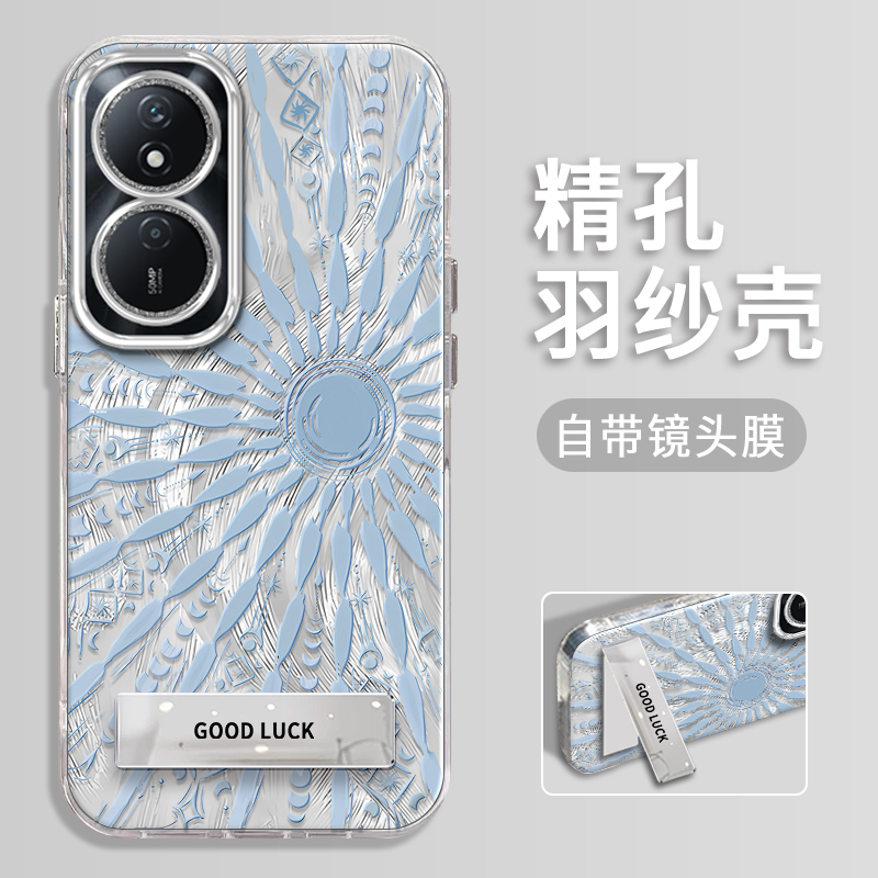 荣耀Play8T手机壳羽纱太阳图腾