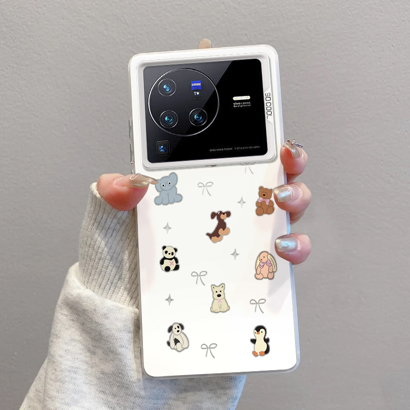 VIVOX80手机壳彩银IMD动物蝴蝶