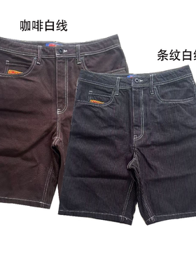 2025夏季新款美式复古牛仔短裤