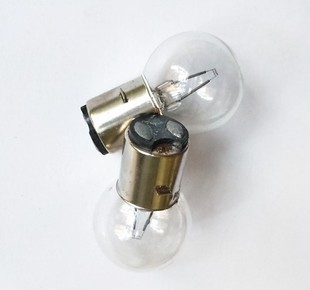 特殊万能显微镜灯泡6V12V30W50W卡口灯泡向阳灯泡安装 直径20X57MM