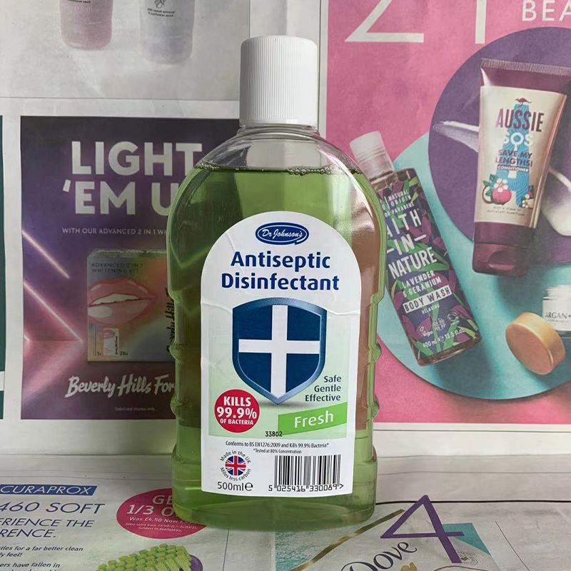 英国进口消毒液抗菌500ml卫生巾