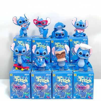 TOPTOY迪士尼Hello史迪奇盲盒手