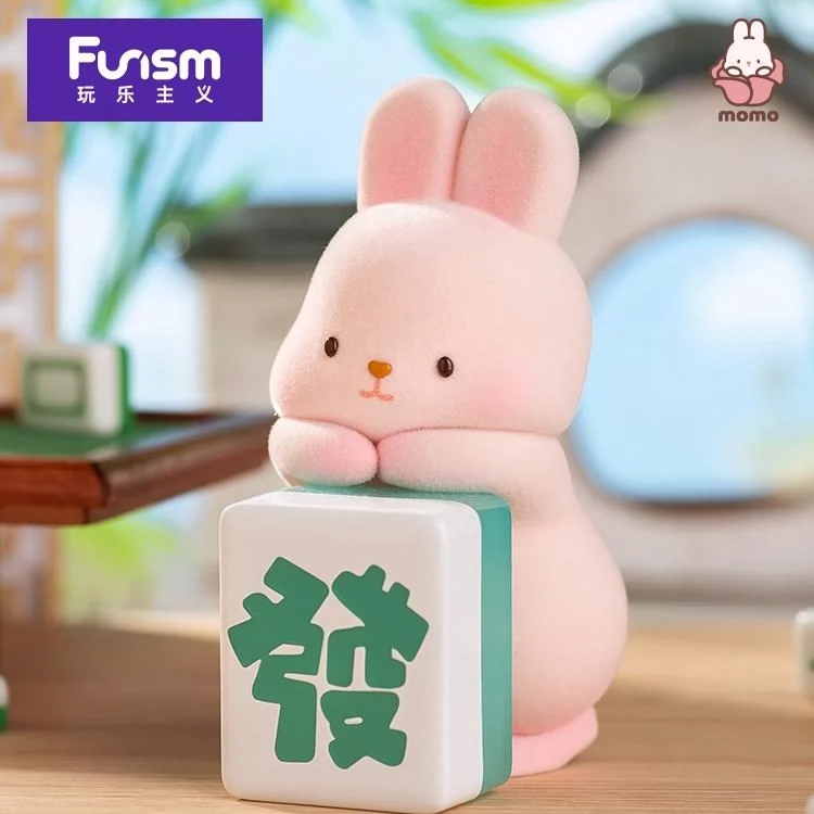 玩乐注意摸摸兔子心愿盲盒手办